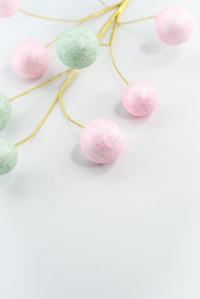 Mint and Pink Ball Spray - Exclusive - Greenery MarketGM2135MIPK