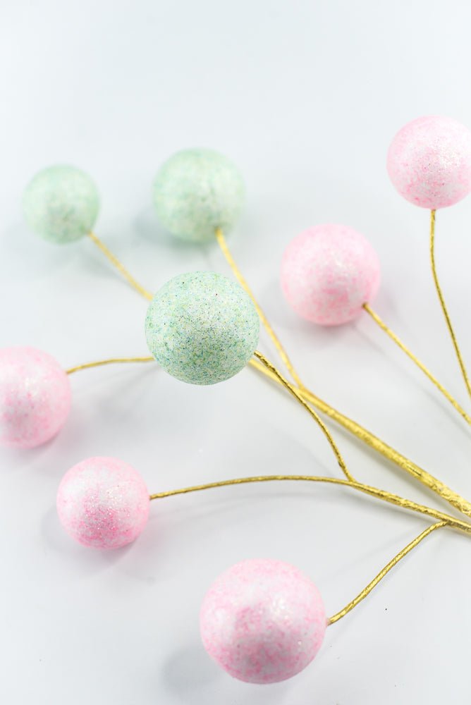 Mint and Pink Ball Spray - Exclusive - Greenery MarketGM2135MIPK
