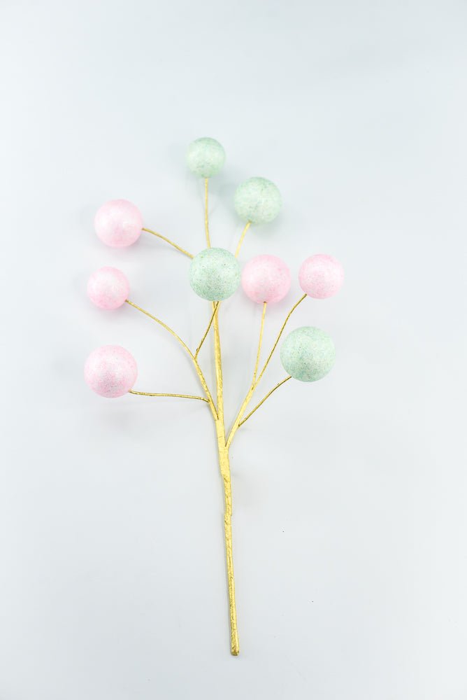 Mint and Pink Ball Spray - Exclusive - Greenery MarketGM2135MIPK
