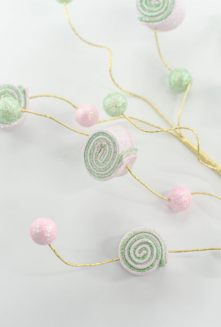 Mint and Pink Candy Ball Spray - Greenery Market86299MIPK