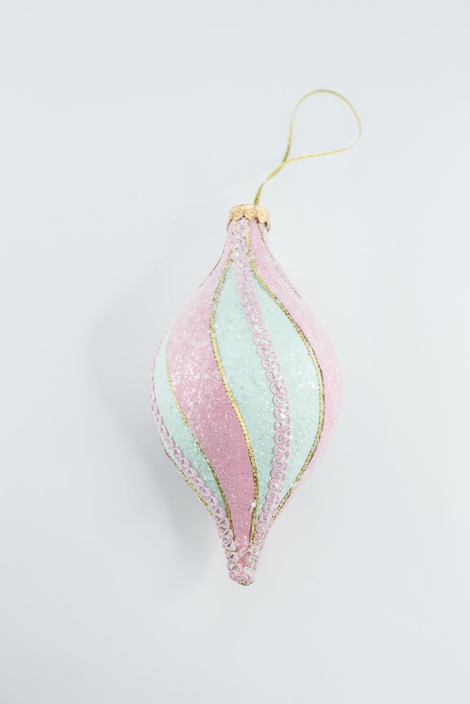 Mint and Pink Ornament Finial 9” - Greenery Market86519MIPK