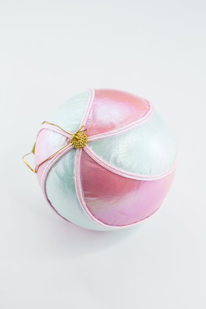 Mint and Pink Swirl Ornament Ball - Greenery Market86408MIPK