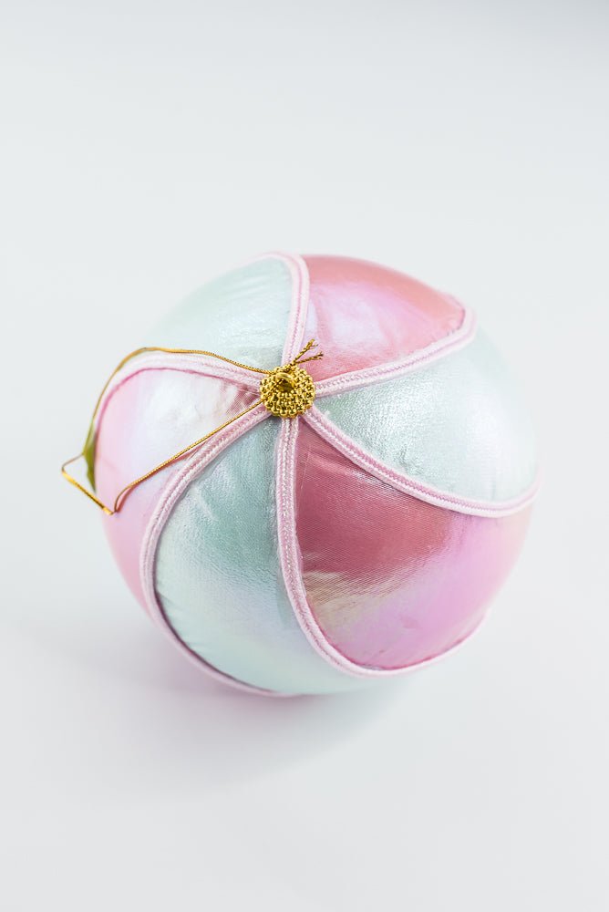 Mint and Pink Swirl Ornament Ball - Greenery Market86408MIPK