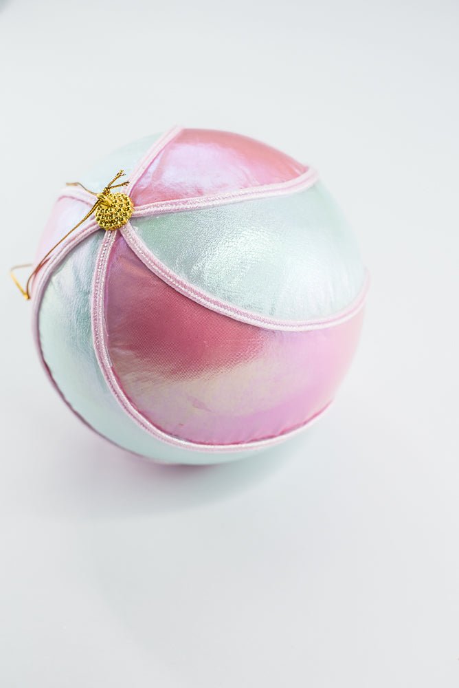 Mint and Pink Swirl Ornament Ball - Greenery Market86408MIPK