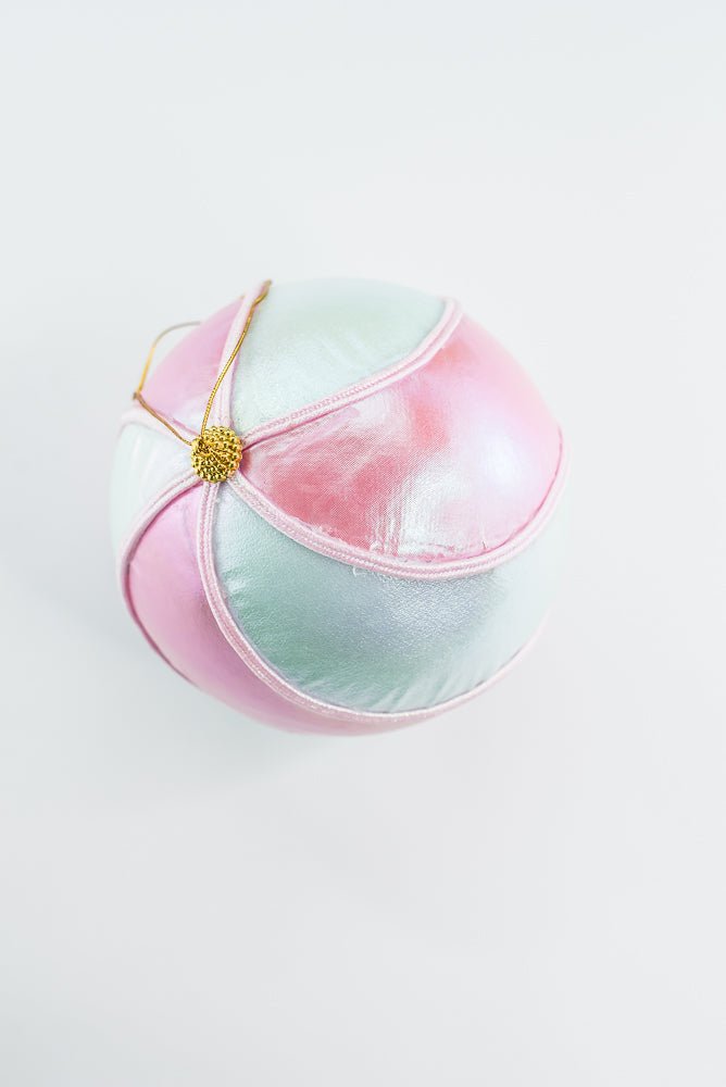 Mint and Pink Swirl Ornament Ball - Greenery Market86408MIPK