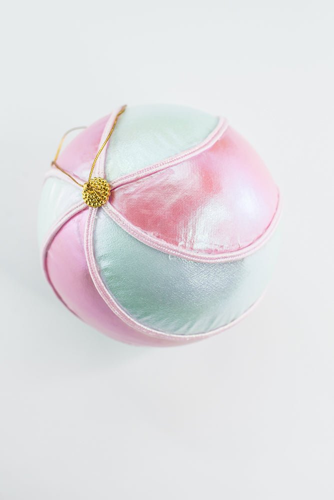 Mint and Pink Swirl Ornament Ball - Greenery Market86408MIPK