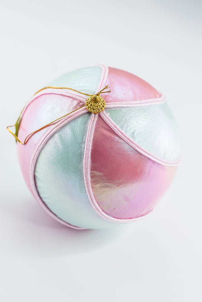 Mint and Pink Swirl Ornament Ball - Greenery Market86408MIPK