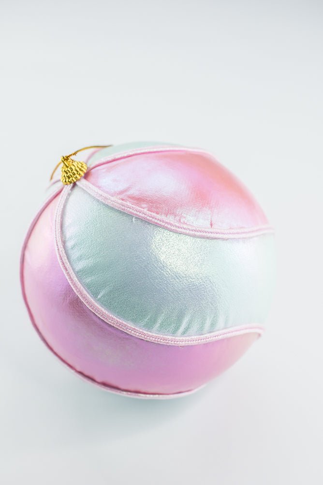 Mint and Pink Swirl Ornament Ball - Greenery Market86408MIPK