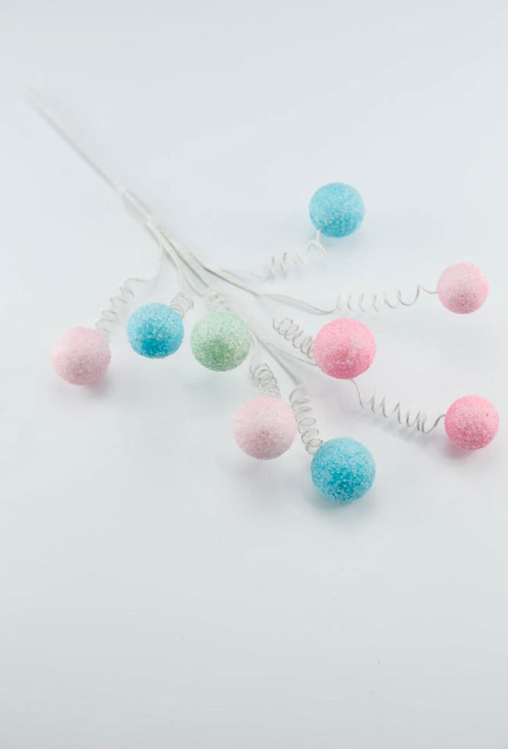 Mint, blue, and pink gum ball pick - Greenery Market85791MIBLPK