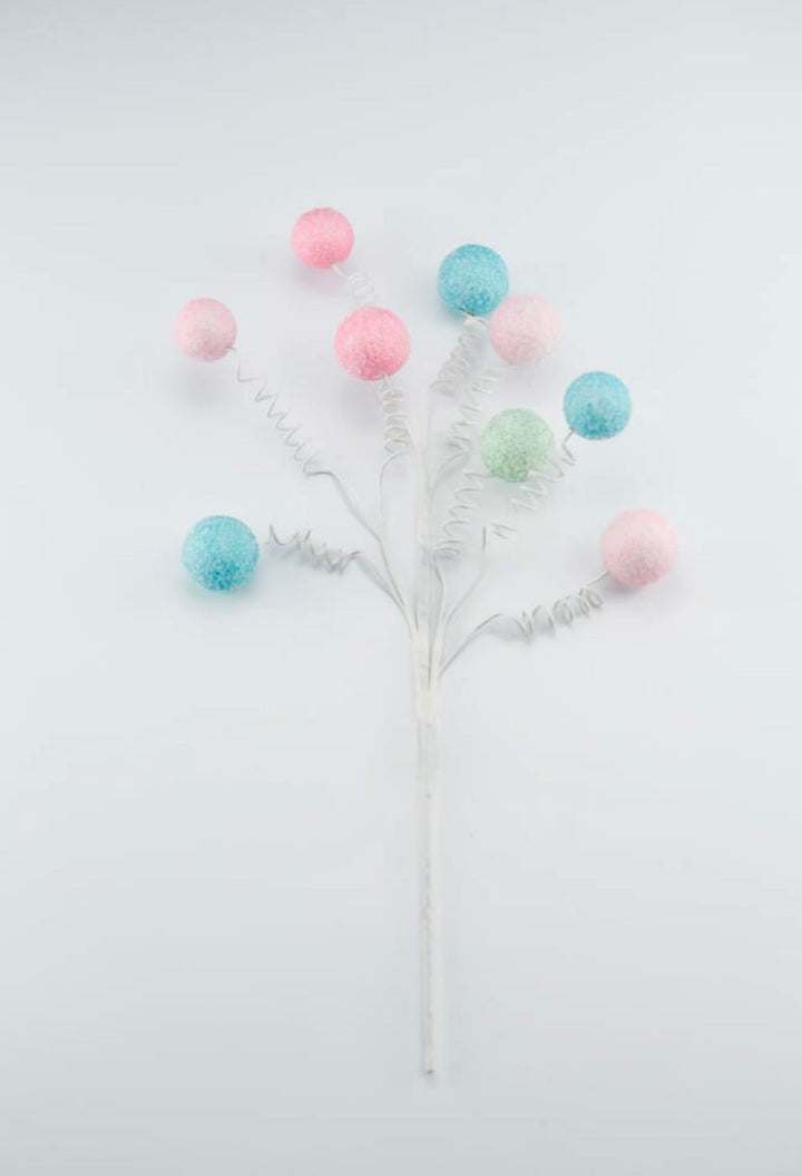 Mint, blue, and pink gum ball pick - Greenery Market85791MIBLPK