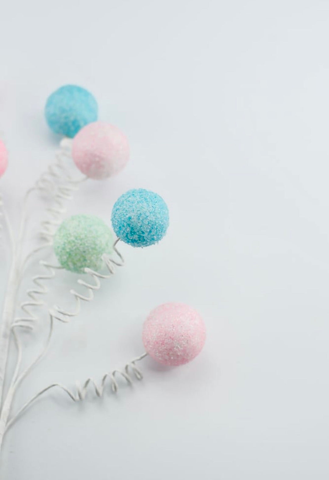 Mint, blue, and pink gum ball pick - Greenery Market85791MIBLPK