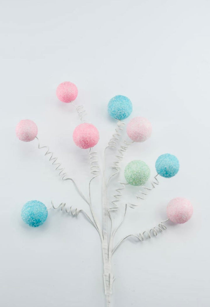 Mint, blue, and pink gum ball pick - Greenery Market85791MIBLPK