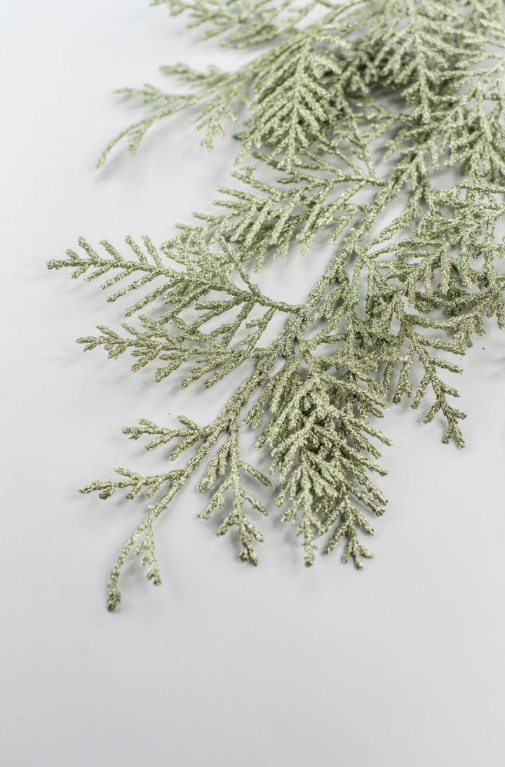 Mint Glitter Cedar Spray - Greenery Market86484MINT