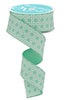 Mint green basket weave wired Ribbon 1.5” - Greenery MarketWired ribbonRGE1389AN