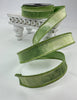 Mint green luster 1” farrisilk wired ribbon - Greenery MarketRibbons & TrimRG244-13