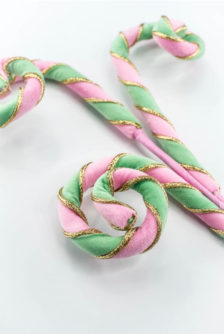 Mint & Pink Velvet Spiral Curly Spray - 28" - Greenery MarketSeasonal & Holiday Decorations86745MIPK