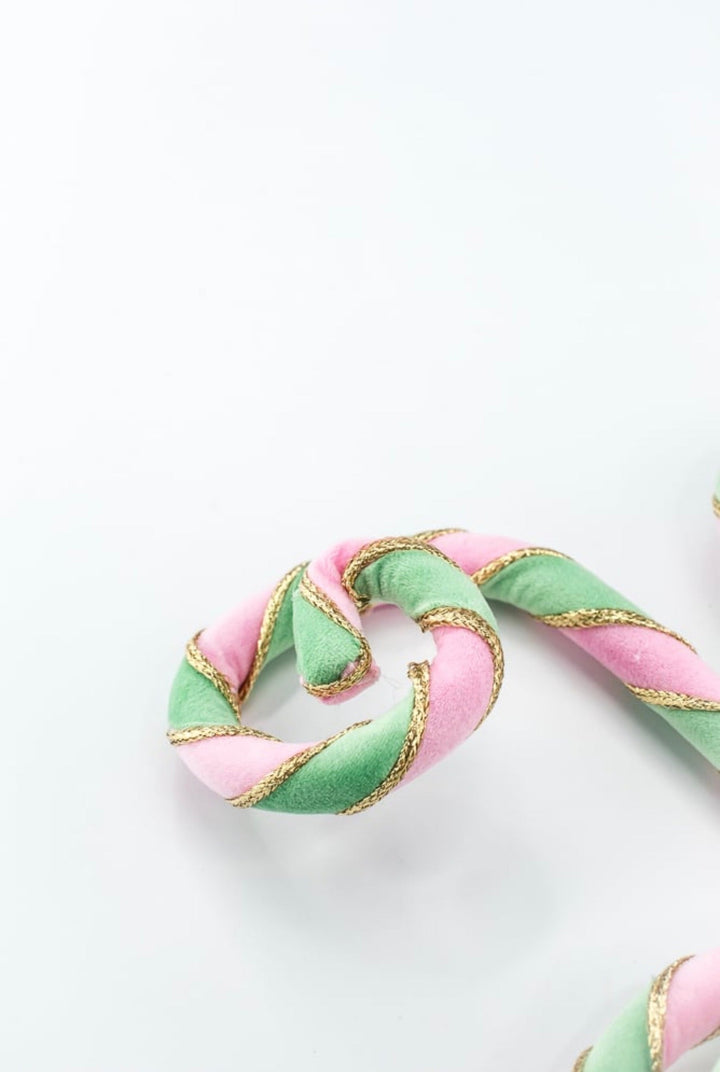 Mint & Pink Velvet Spiral Curly Spray - 28" - Greenery MarketSeasonal & Holiday Decorations86745MIPK