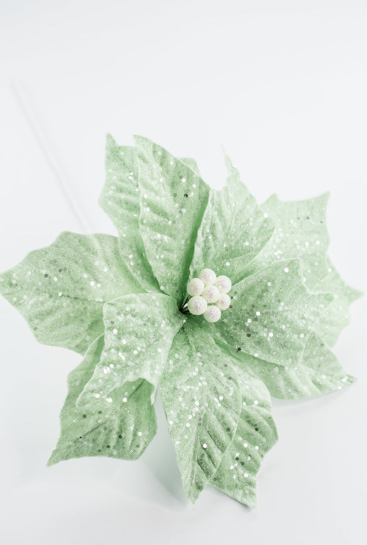 Mint Poinsettia Stem - Greenery Market86319MINT