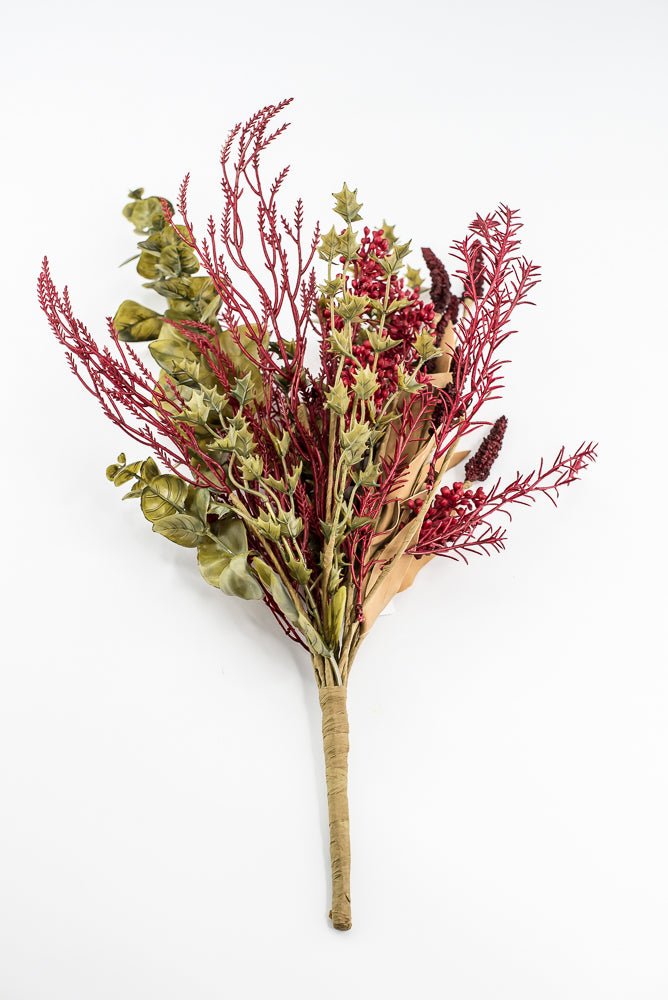 Mixed Berries And Greens Bush - Greenery MarketArtificial Flora65161 - RD