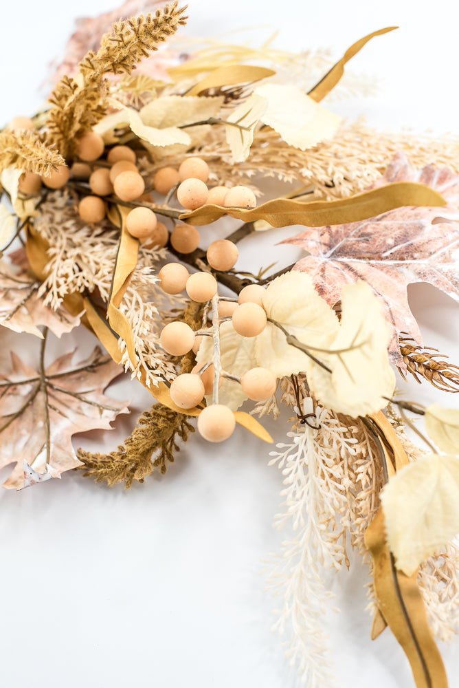 Mixed berry and greenery spray - cream - Greenery Market65198