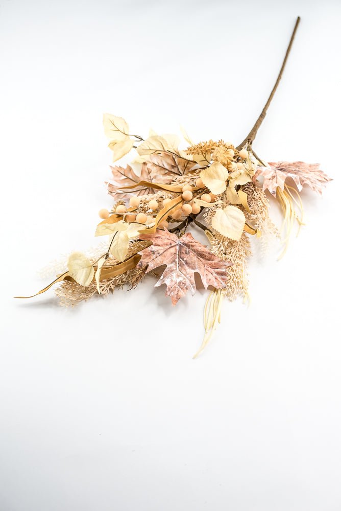 Mixed berry and greenery spray - cream - Greenery Market65198