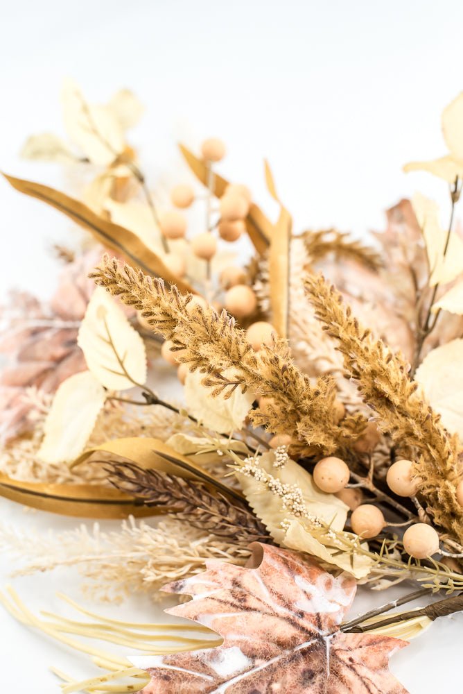 Mixed berry and greenery spray - cream - Greenery Market65198