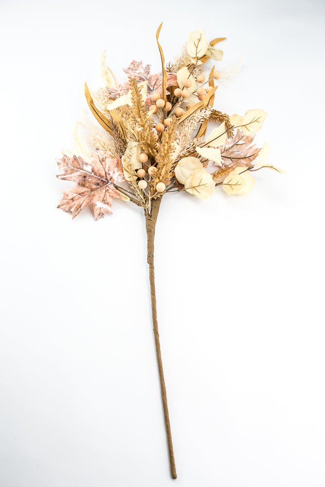 Mixed berry and greenery spray - cream - Greenery Market65198