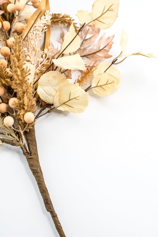 Mixed berry and greenery spray - cream - Greenery Market65198