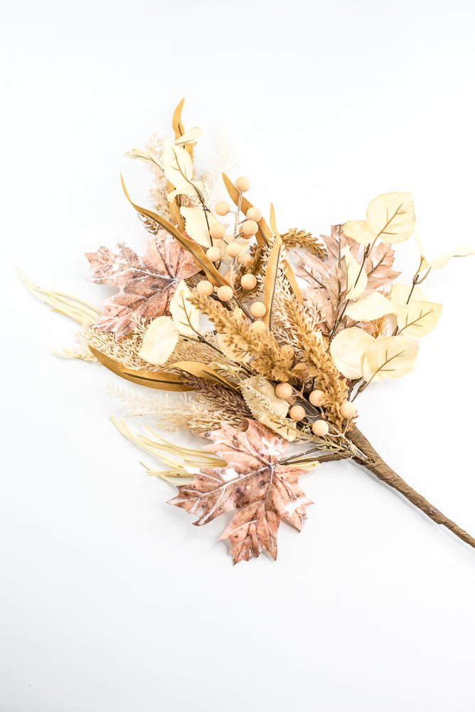 Mixed berry and greenery spray - cream - Greenery Market65198