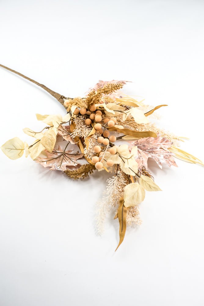 Mixed berry and greenery spray - cream - Greenery Market65198