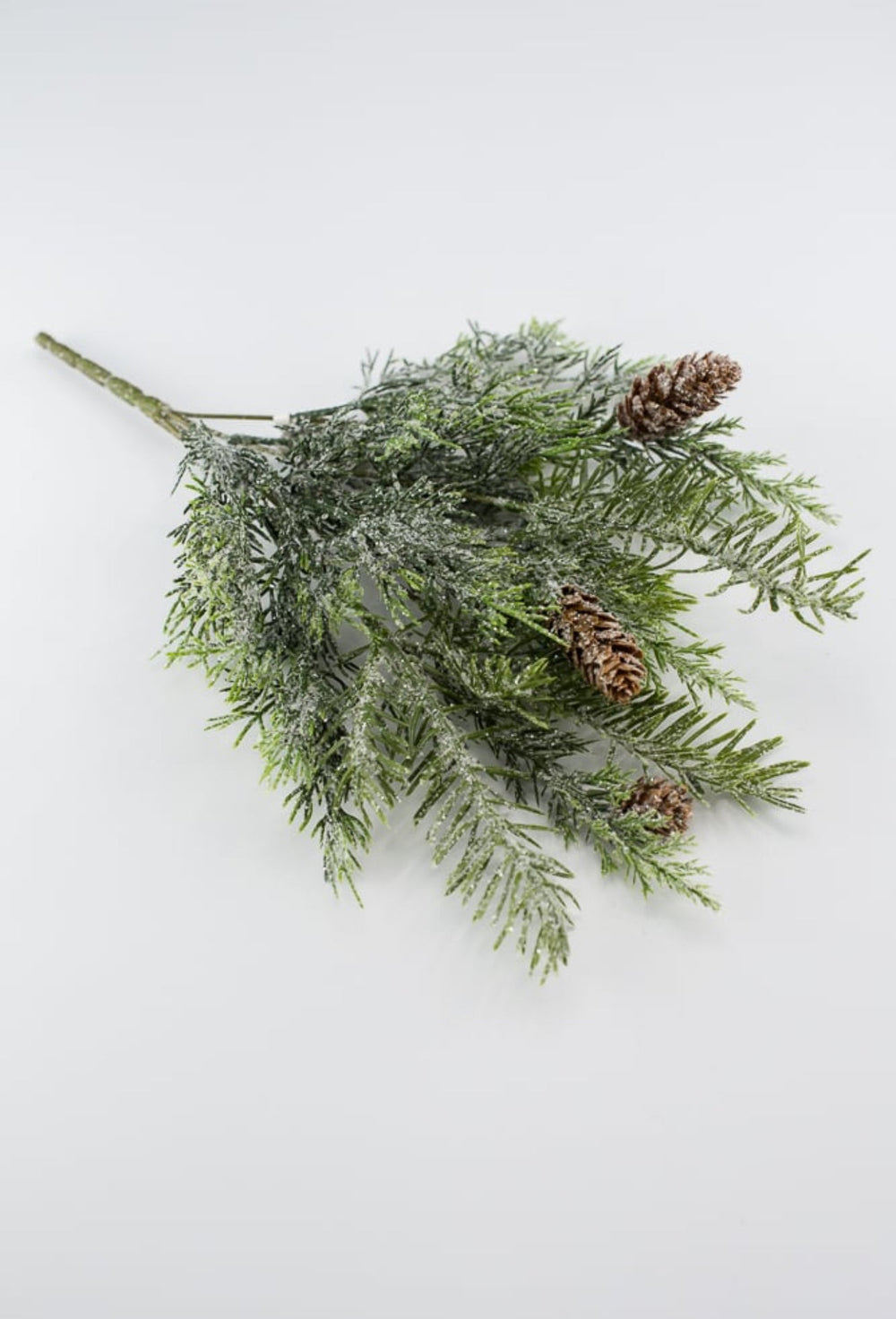 Mixed cedar pine and cone bush iced - Greenery Marketgreeneryxd597 - g