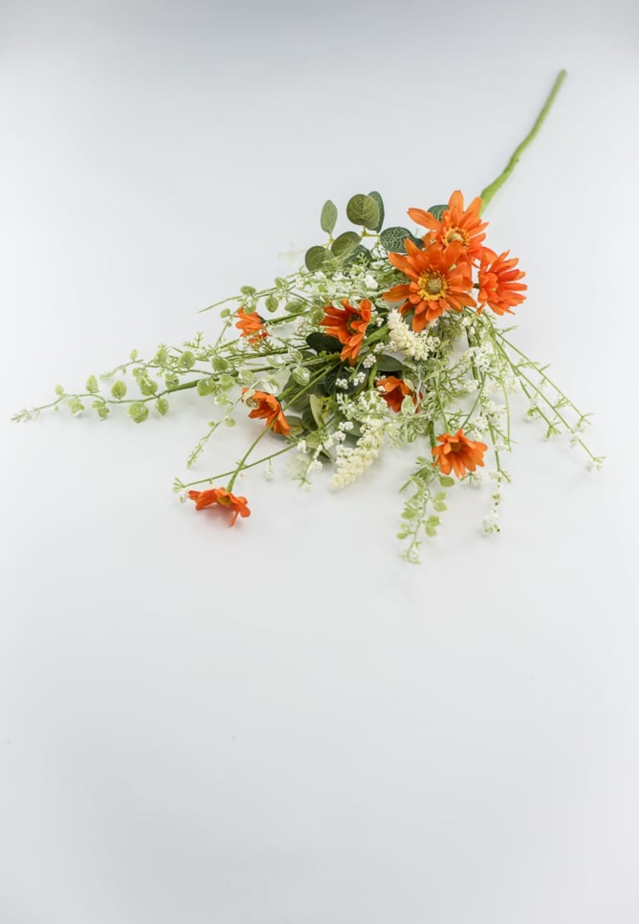 Mixed daisy flower spray - orange - Greenery MarketArtificial Flora40017-OR