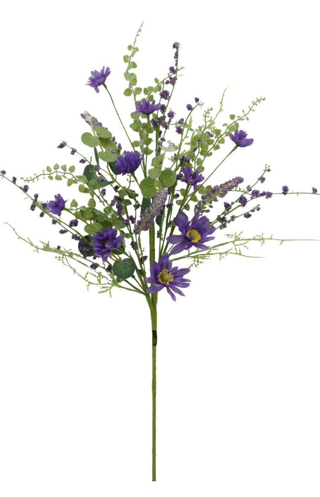 Mixed daisy flower spray - purple - Greenery MarketArtificial Flora40017-PU