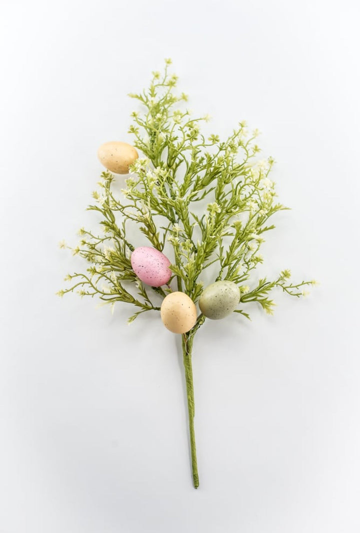 Mixed Egg And Greenery Spray - Greenery MarketPicks65046