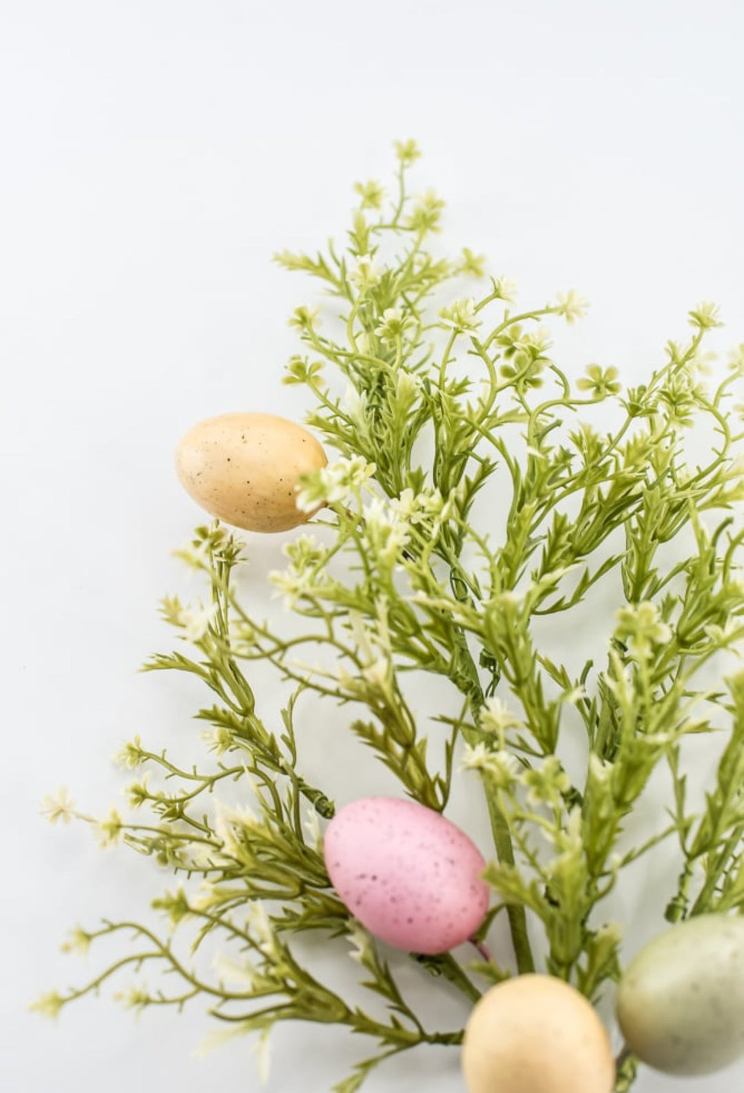 Mixed Egg And Greenery Spray - Greenery MarketPicks65046