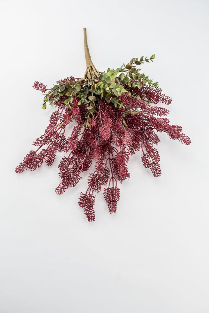 Mixed Filler And Broom Corn Bush - burgundy - Greenery MarketArtificial Flora65171-BG