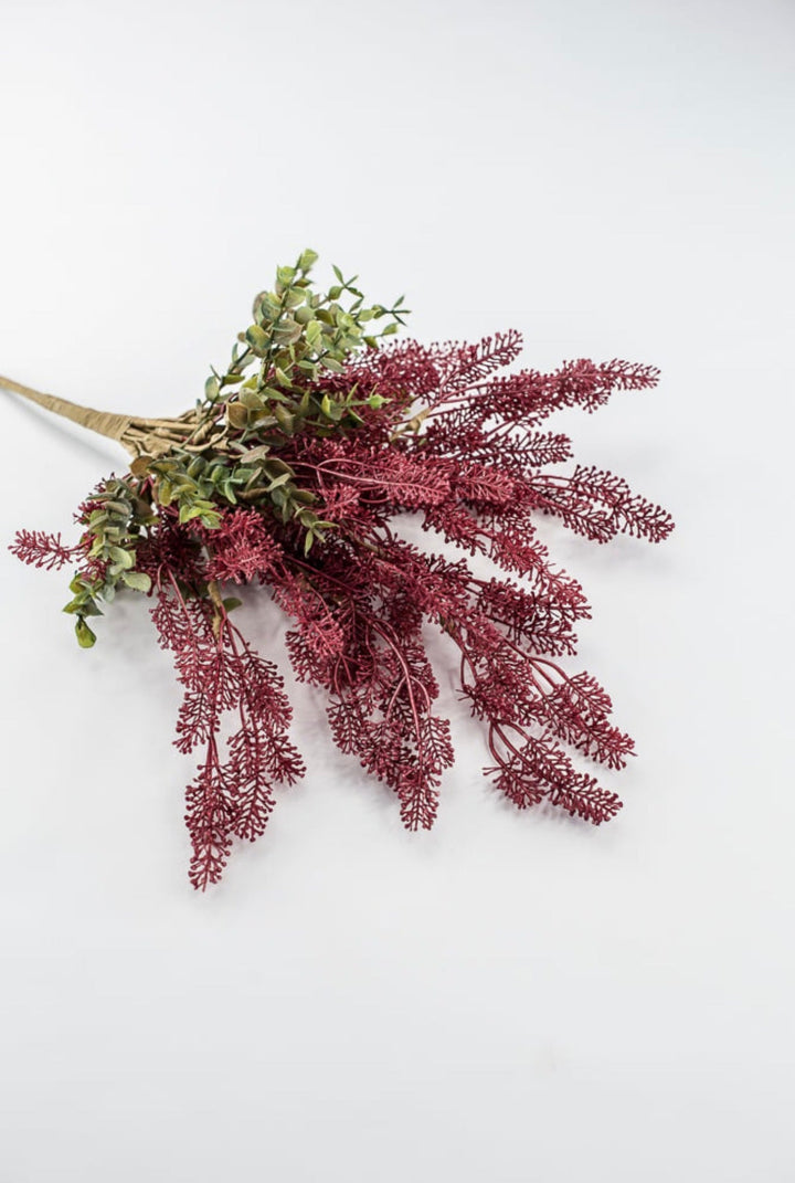 Mixed Filler And Broom Corn Bush - burgundy - Greenery MarketArtificial Flora65171-BG