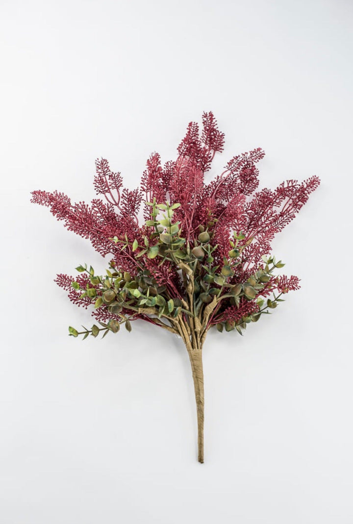 Mixed Filler And Broom Corn Bush - burgundy - Greenery MarketArtificial Flora65171-BG