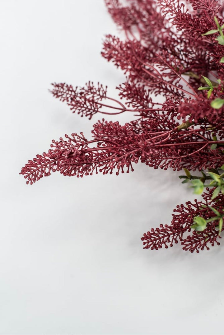 Mixed Filler And Broom Corn Bush - burgundy - Greenery MarketArtificial Flora65171-BG