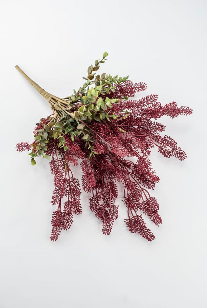 Mixed Filler And Broom Corn Bush - burgundy - Greenery MarketArtificial Flora65171-BG