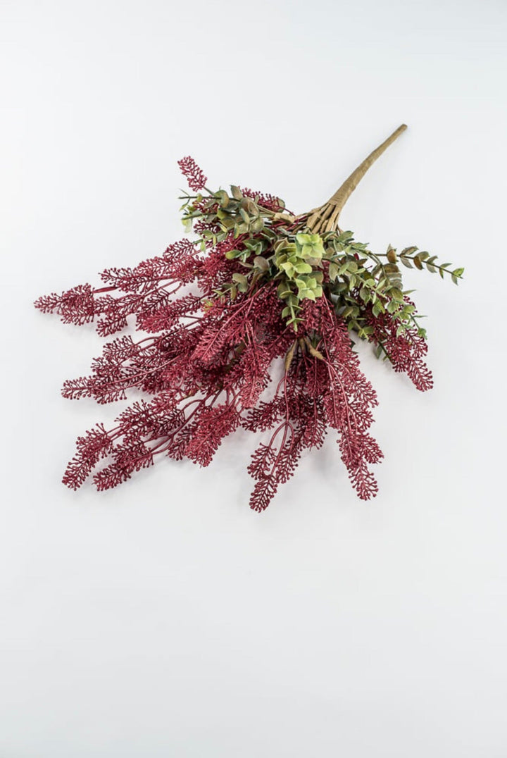 Mixed Filler And Broom Corn Bush - burgundy - Greenery MarketArtificial Flora65171-BG