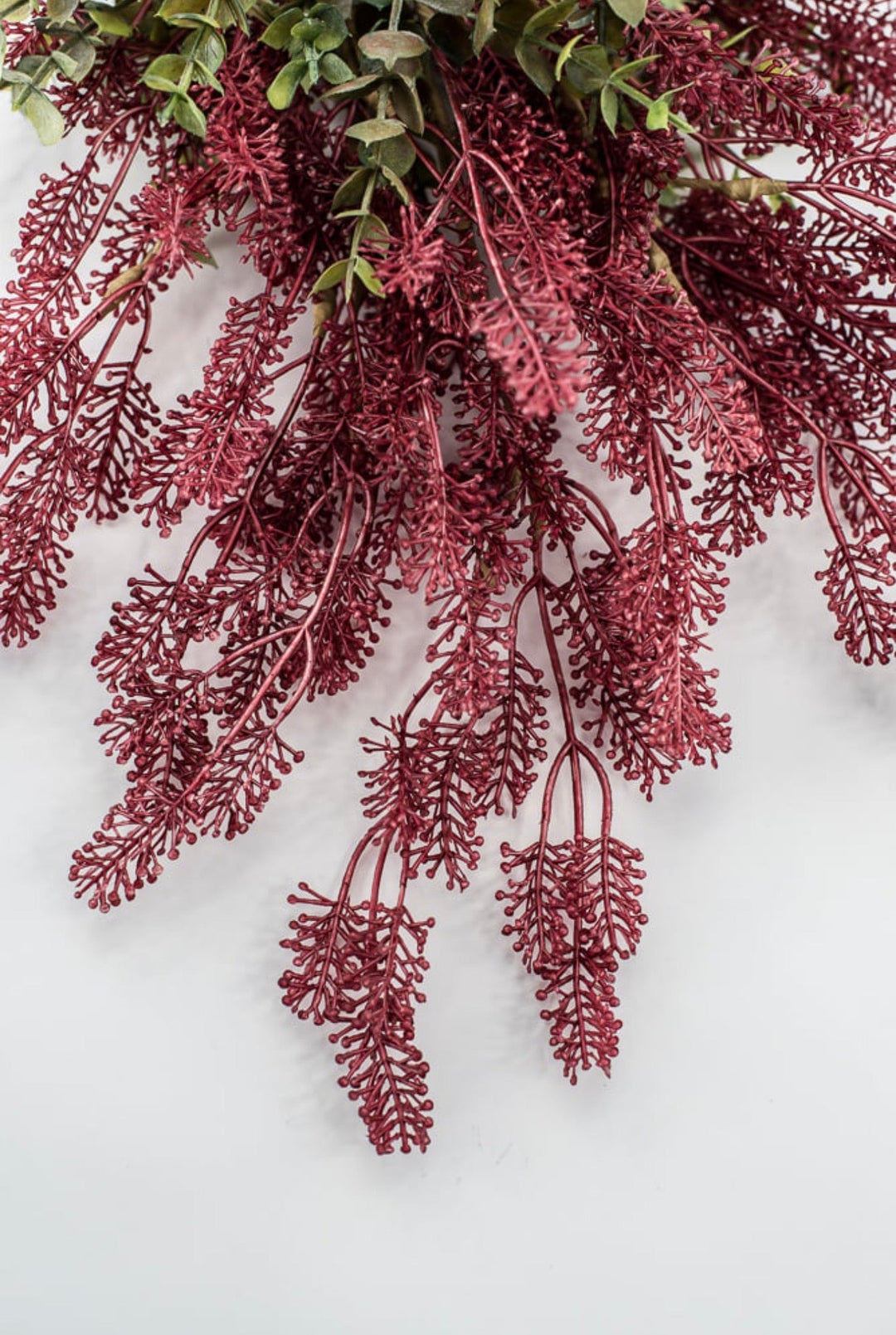 Mixed Filler And Broom Corn Bush - burgundy - Greenery MarketArtificial Flora65171-BG