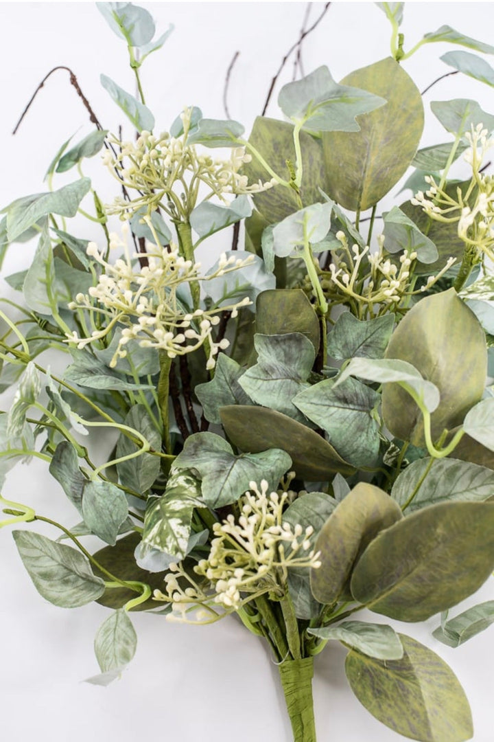 Mixed Foliage And Ivy Bush - 19" - Greenery Market65493