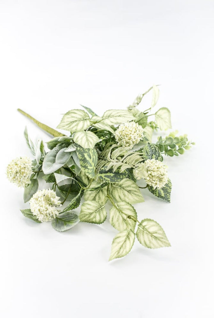 Mixed Greenery And Thistle Bush - 18" - Greenery Market65654