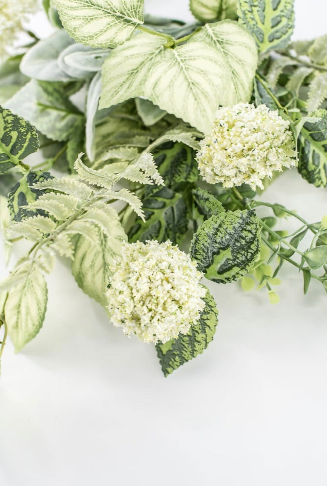 Mixed Greenery And Thistle Bush - 18" - Greenery Market65654