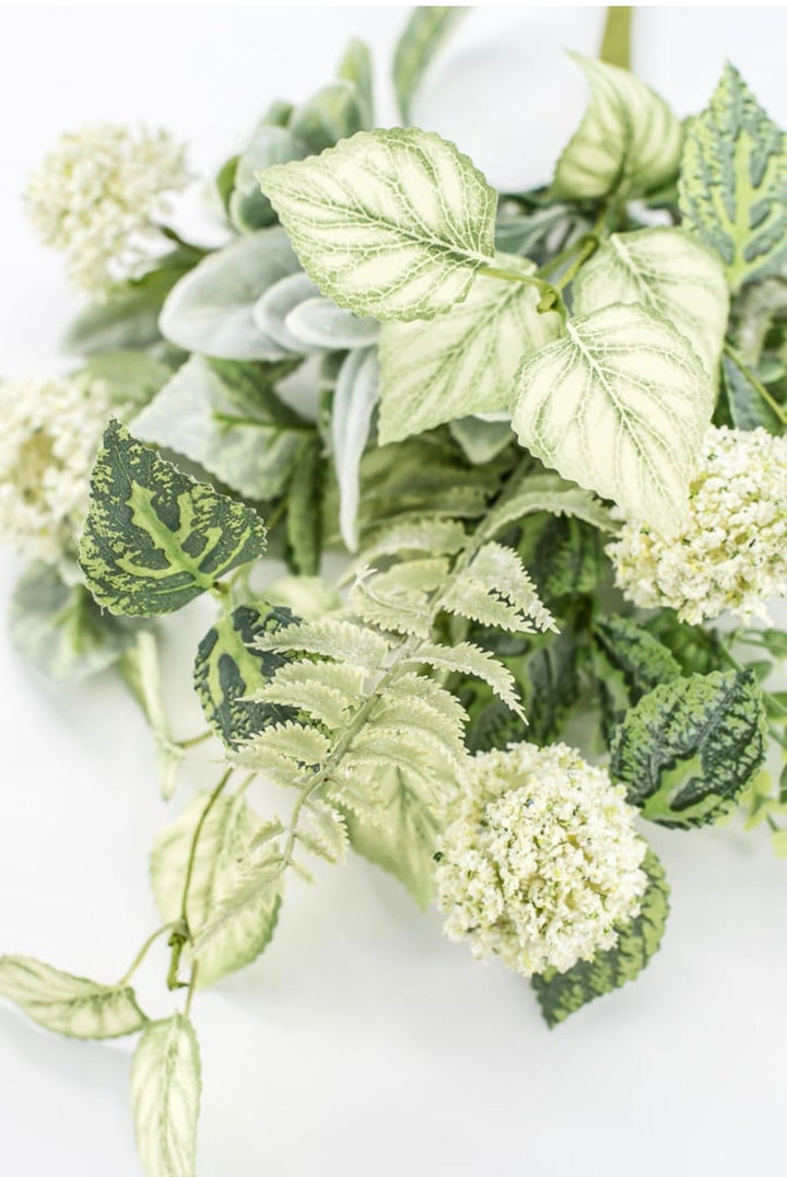 Mixed Greenery And Thistle Bush - 18" - Greenery Market65654