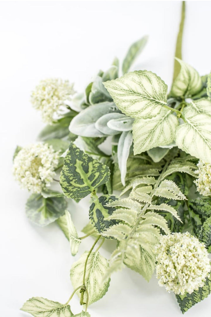 Mixed Greenery And Thistle Bush - 18" - Greenery Market65654