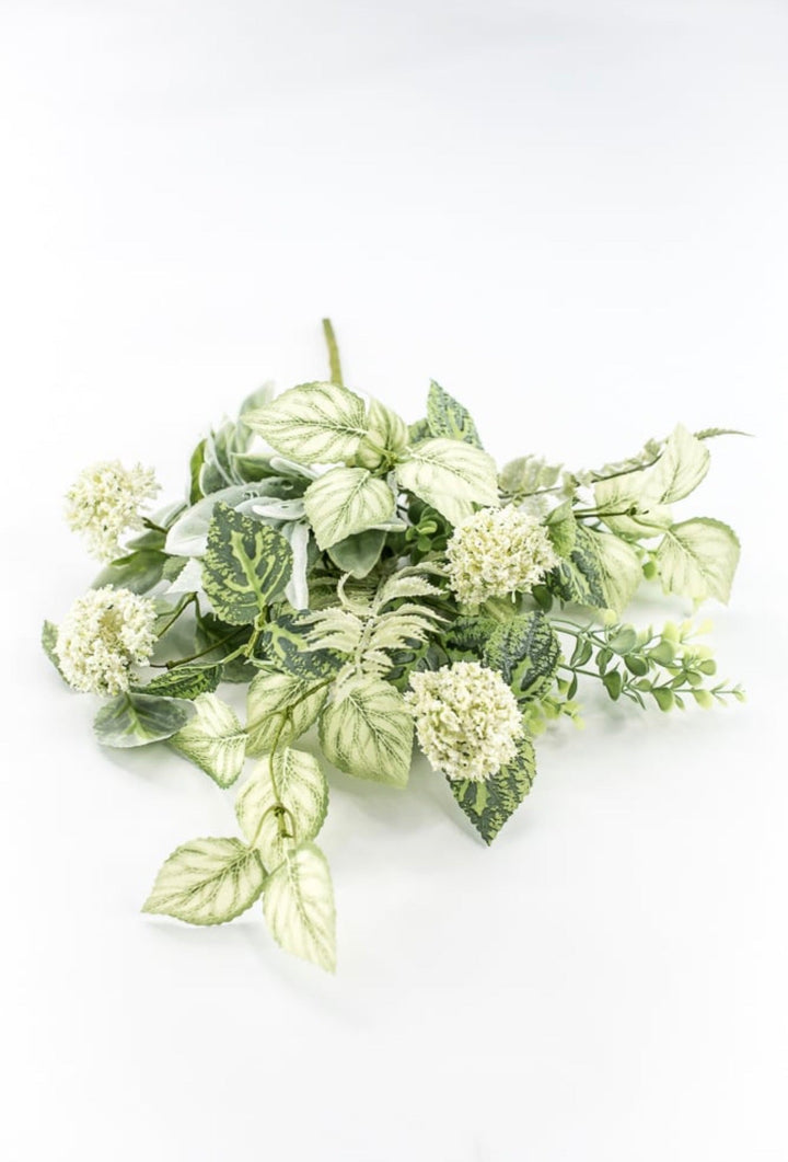 Mixed Greenery And Thistle Bush - 18" - Greenery Market65654