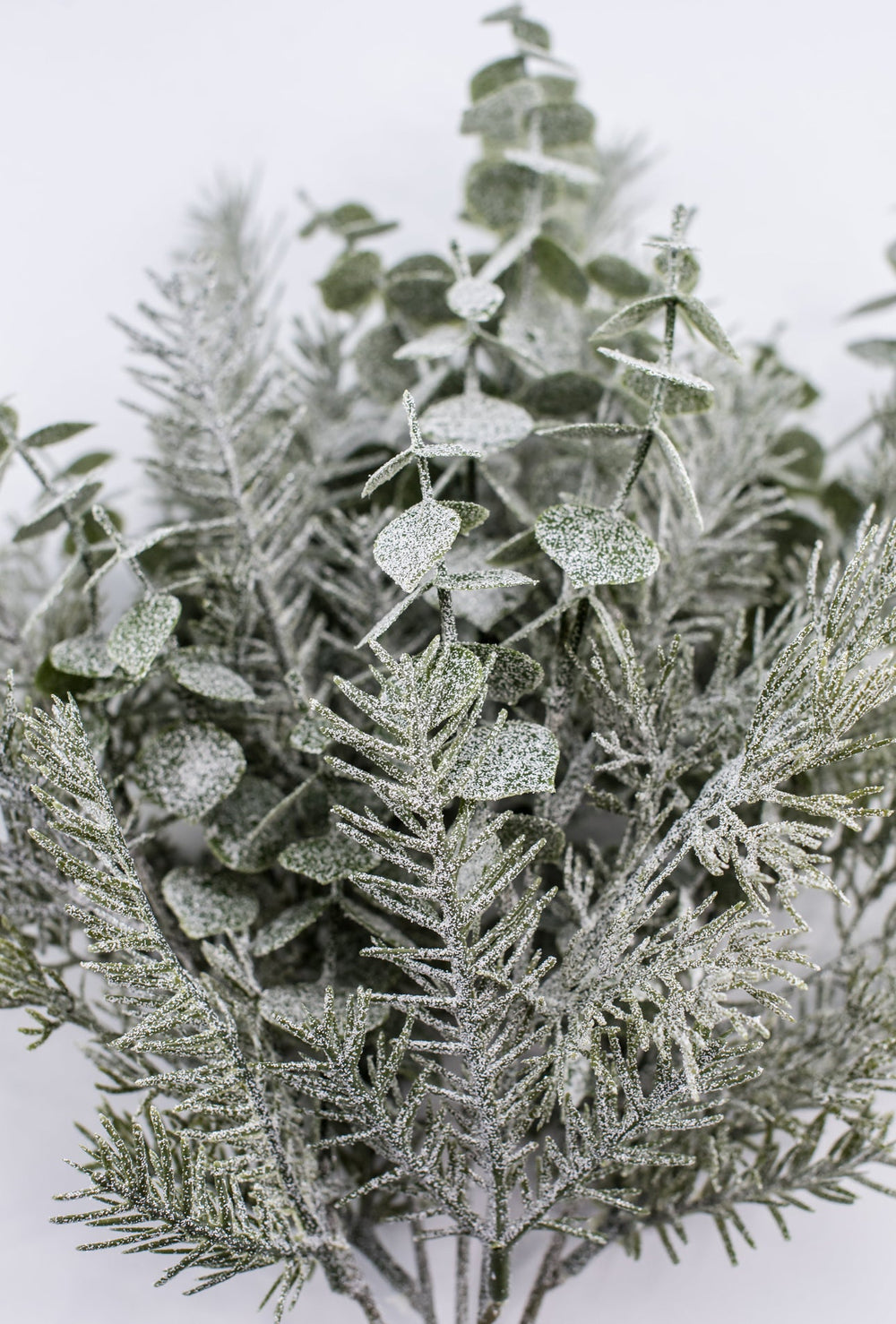 Mixed iced cedar and eucalyptus bush - Greenery MarketArtificial Flora83249