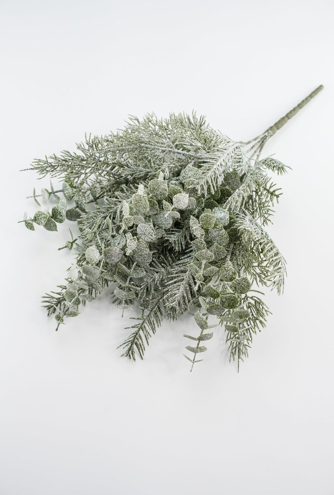 Mixed iced cedar and eucalyptus bush - Greenery MarketArtificial Flora83249